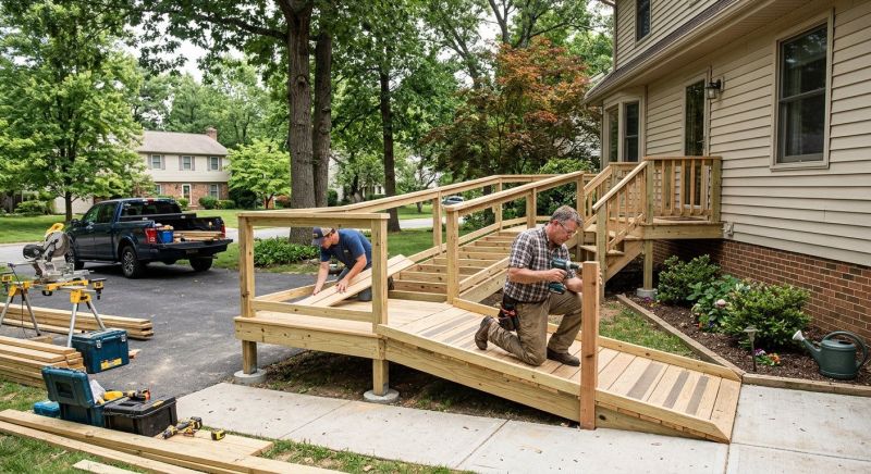 Wheelchair Ramp Installation in Kansas City, KS