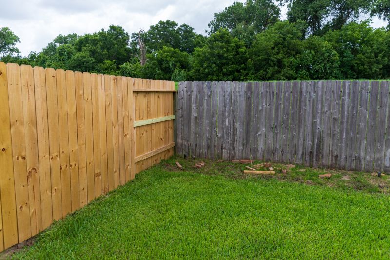 Completed Wooden Fence